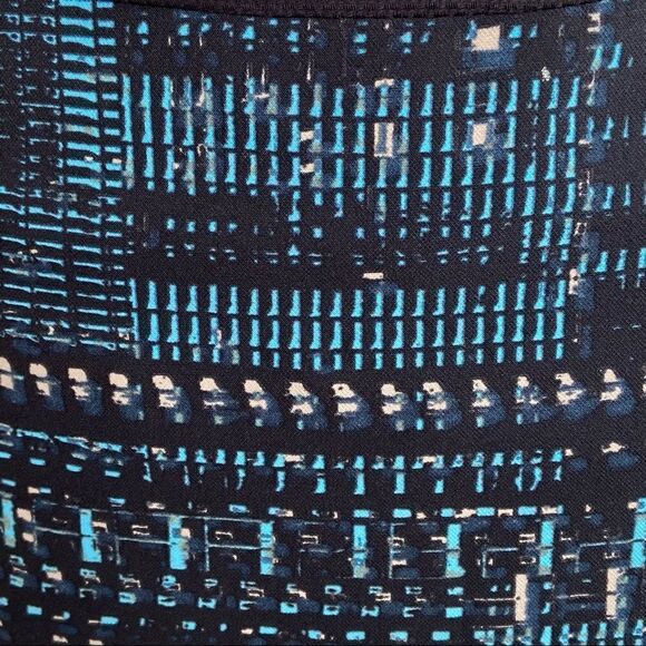 Mexx black all over print mini skirt sz 6 - Picture 6 of 8